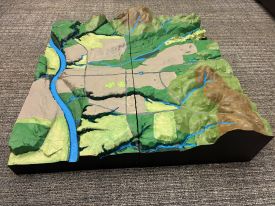 3D model West  view of Wilsonville