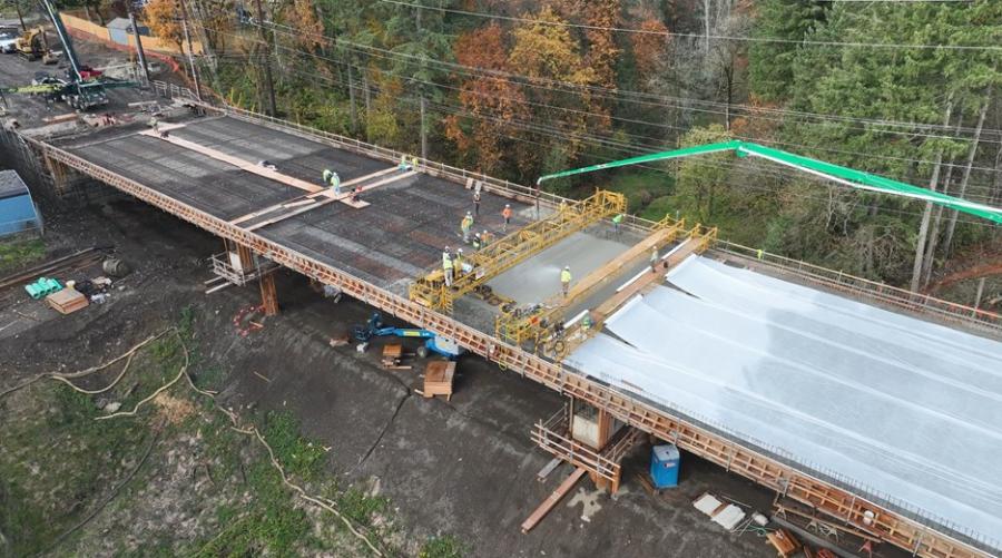 Bridge Construction – Girders and Deck Complete