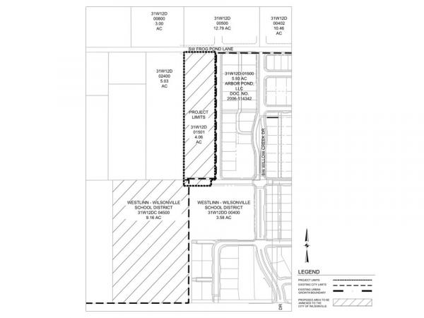 Frog Pond Estates Location